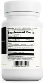 DAVINCI Labs ADK - Vitamins A, D3 & K2 (MK-7) - 60 Capsules