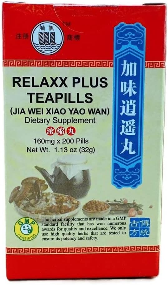 Jia Wei Xiao Yao Wan, Relaxx Plus Teapill Extra Concentrated (200 Pills)
