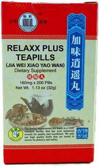 Jia Wei Xiao Yao Wan, Relaxx Plus Teapill Extra Concentrated (200 Pills) - 3 Bottles