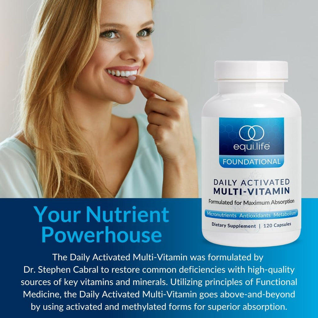 Equilife Multivitamínico Activado - 120 Cápsulas