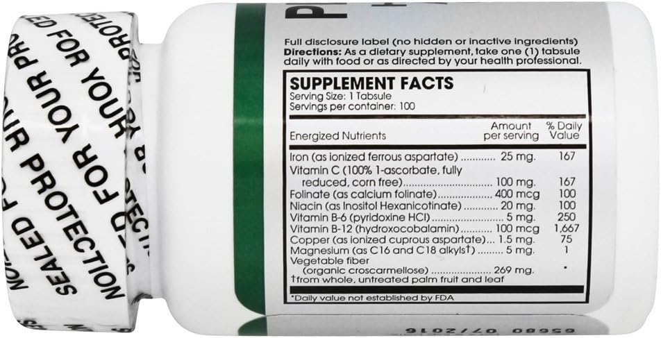 Perque Hematin Anemia Guard, 100 comprimidos