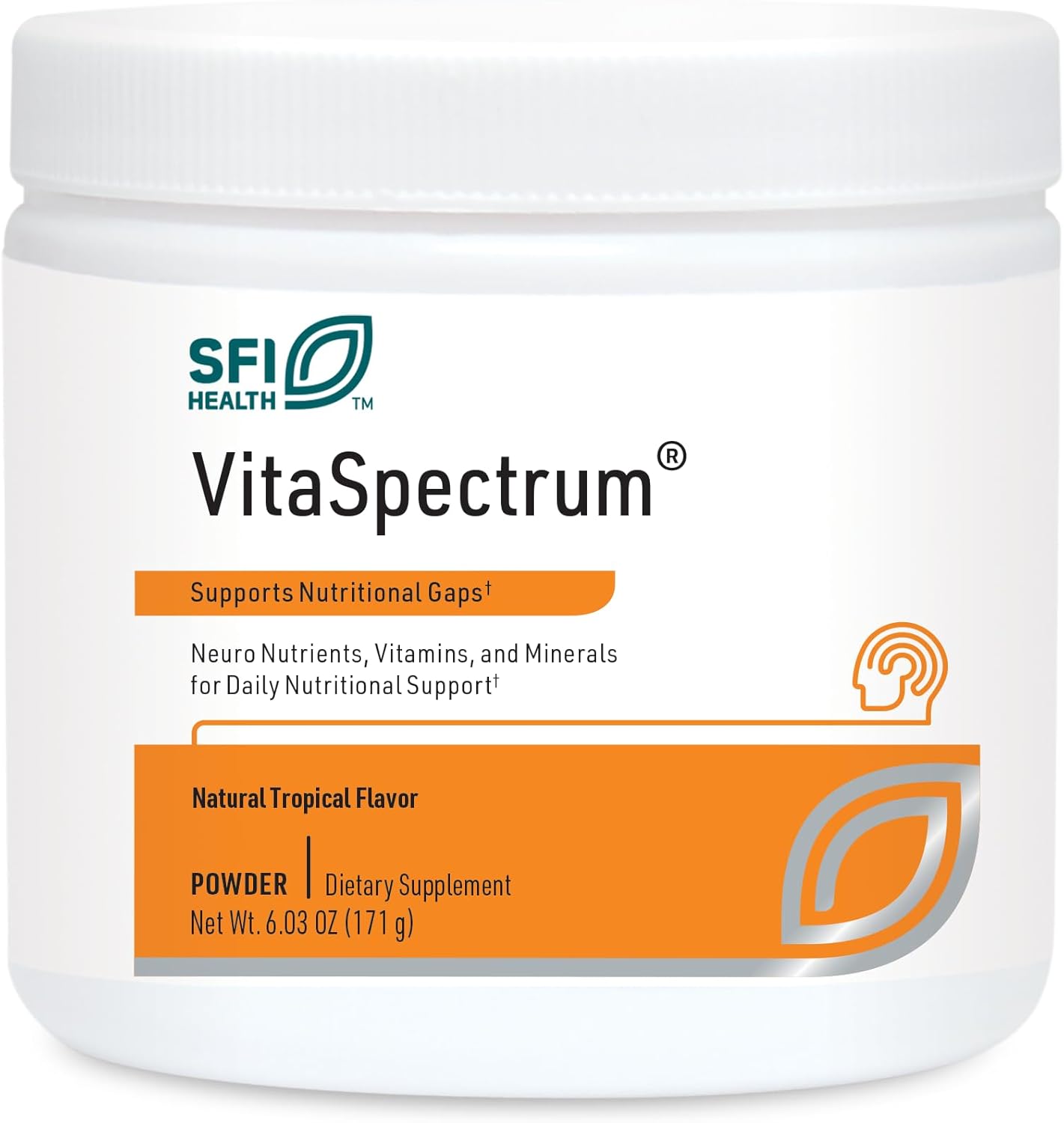 SFI Health Klaire Labs VitaSpectrum Powder - Multivitamínico infantil con 23 nutrientes esenciales, sabor bayas y granada (30 raciones, 171g)