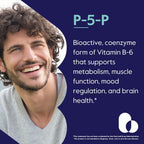 BESTVITE P-5-P 100mg (120 Cápsulas Vegetarianas) - Forma Coenzimada de Vitamina B6