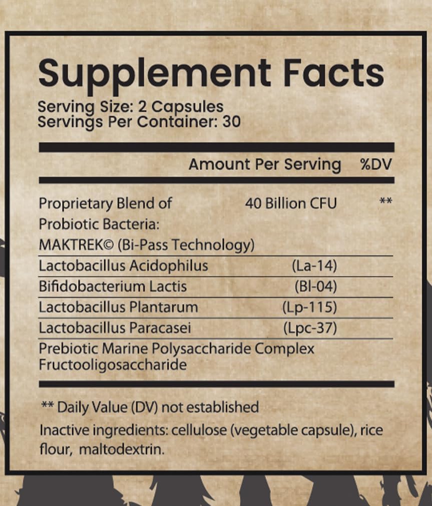 TN-PROBIOTIC-60 Cápsulas Natural Wellness
