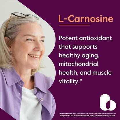 BESTVITE L-Carnosina 500 mg (240 Cápsulas) - Sin Rellenos, No GMO, Sin Gluten – Image 2