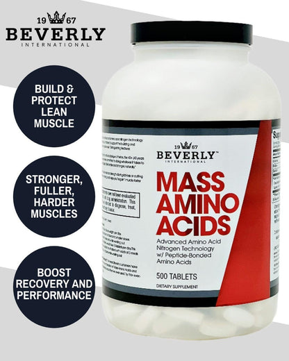 Beverly International Mass Amino Acids, 500 Comprimidos – Image 4