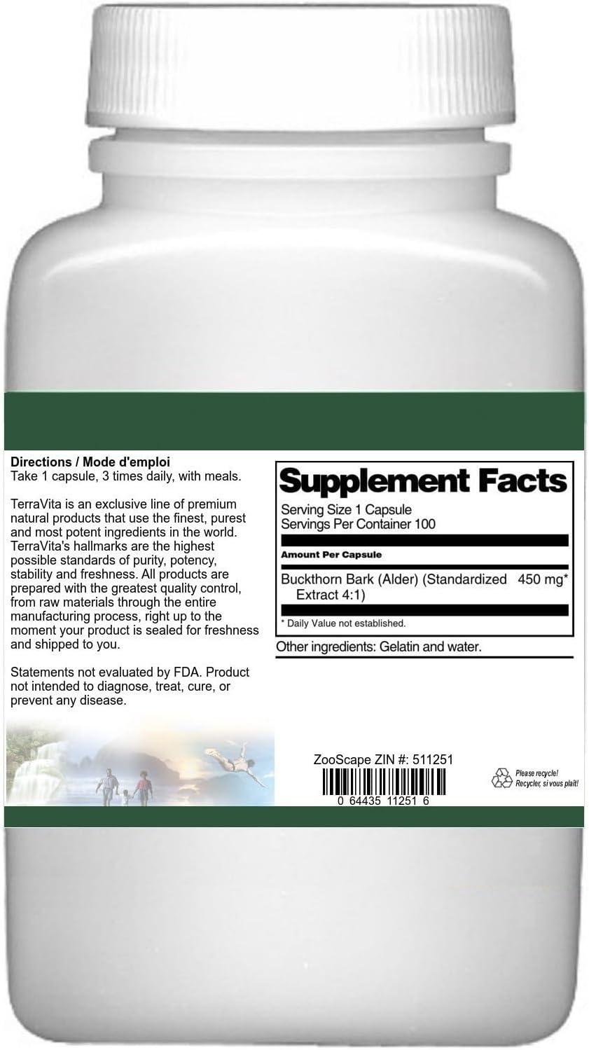 Extracto de Corteza de Espino Cerval 4:1 - 450 mg, 100 Cápsulas (2 Paquetes)