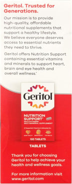 Geritol Liquid B-Vitamin Complex – Energy Support, 355 ml (4-Pack)