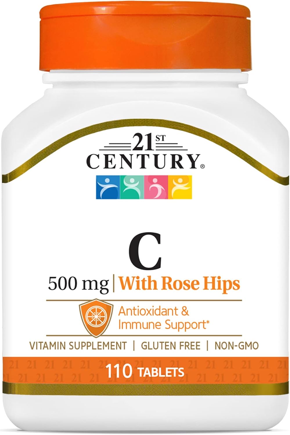 21st Century Vitamina C 500 mg con Escaramujo, 330 Comprimidos (Pack de 3)