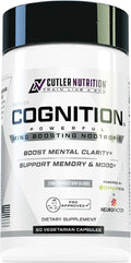 COGNITION Nootrópico de Alta Potencia para Enfoque y Claridad Mental - 60 Cápsulas