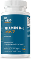 Dr. Tobias Vitamina D3 5000 IU – 90 Cápsulas