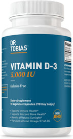 Dr. Tobias Vitamina D3 5000 IU – 90 Cápsulas
