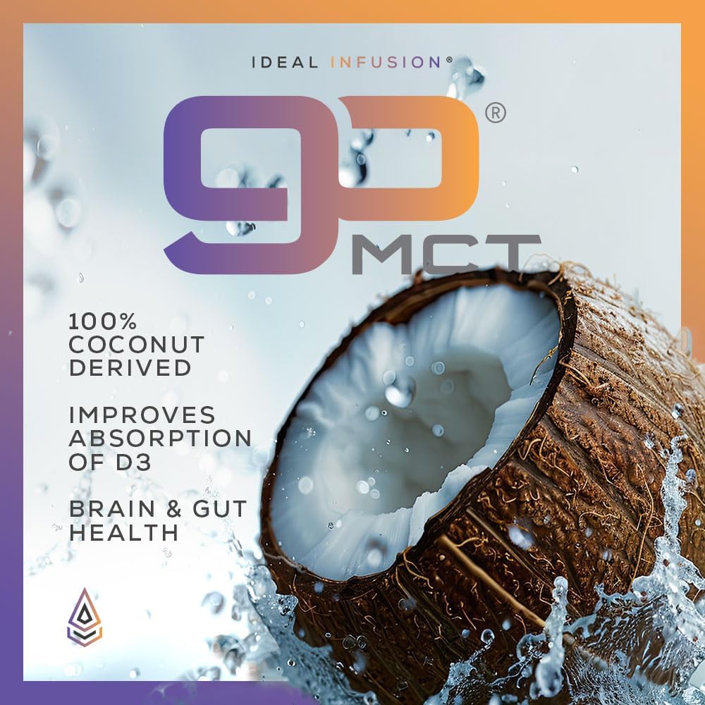 Vitamina D3 10.000 UI con K1 y K2 MK-7 Vegana - Ideal Infusion