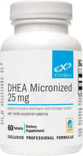 XYMOGEN DHEA Micronizada - 25 mg de Dehidroepiandrosterona - Apoyo Hormonal - Sin Gluten, Soja y Lácteos - 60 Comprimidos