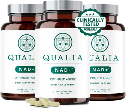 Qualia NAD+ Suplemento – Precursores de NAD+ (Niacina, NR, Niacinamida) – 2 Meses – Image 9