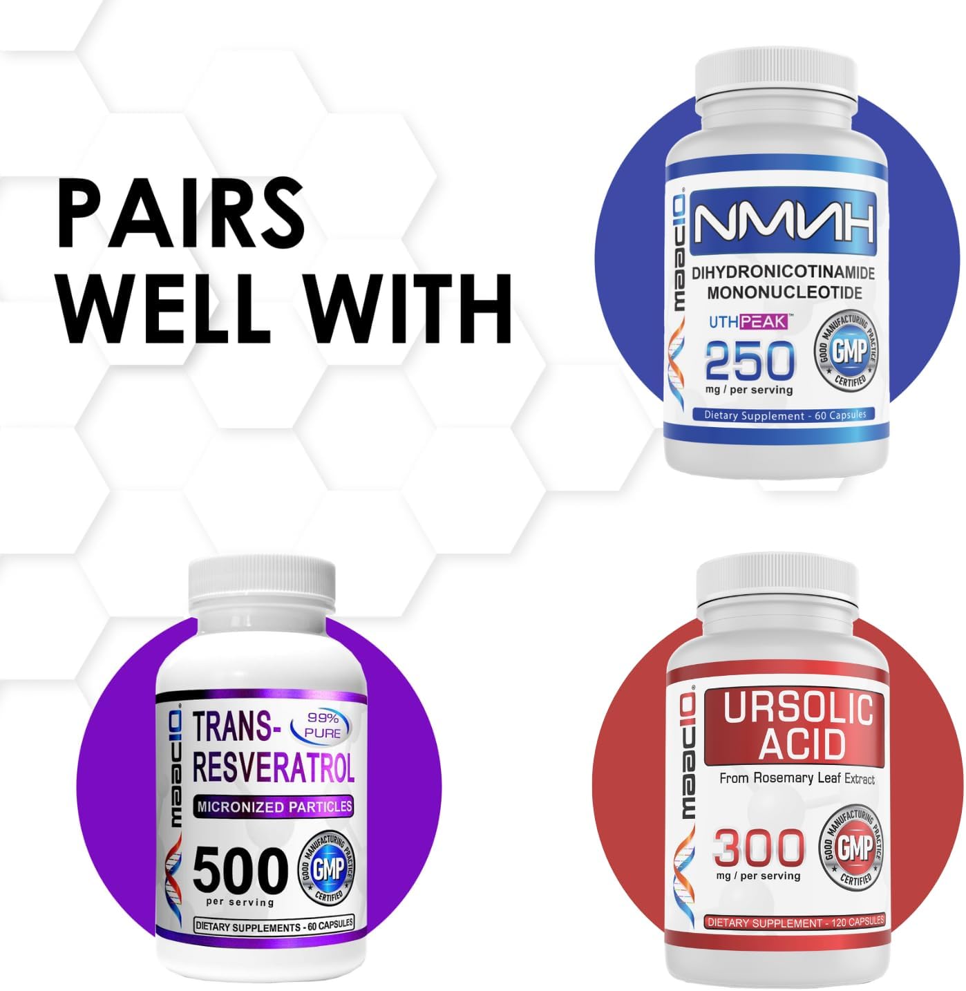 MAAC10 TMG 1000mg - Suplemento de Trimetilglicina (Betaína Anhidra) - Apoyo a la Metilación y Metabolismo de la Homocisteína - 120 Cápsulas