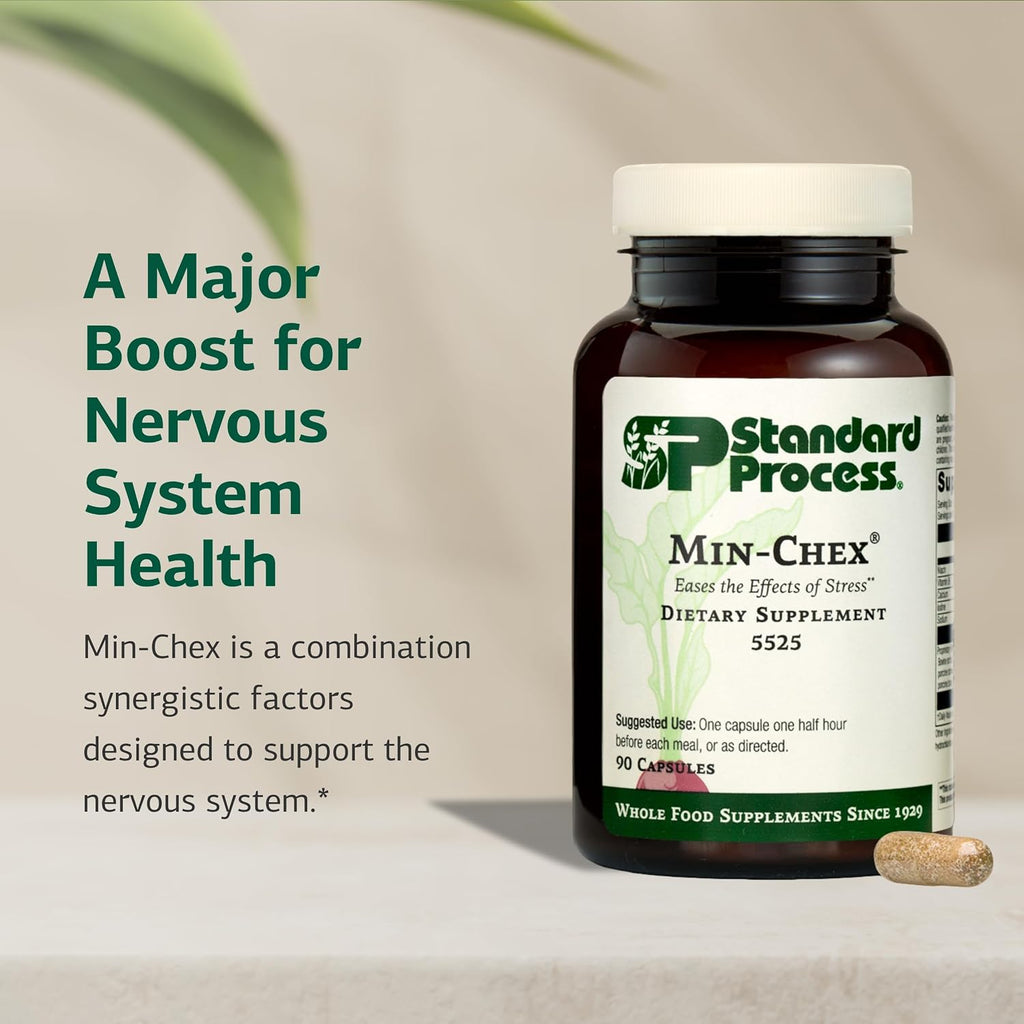 Standard Process Min-Chex - Complemento para el Sistema Nervioso - 90 Cápsulas