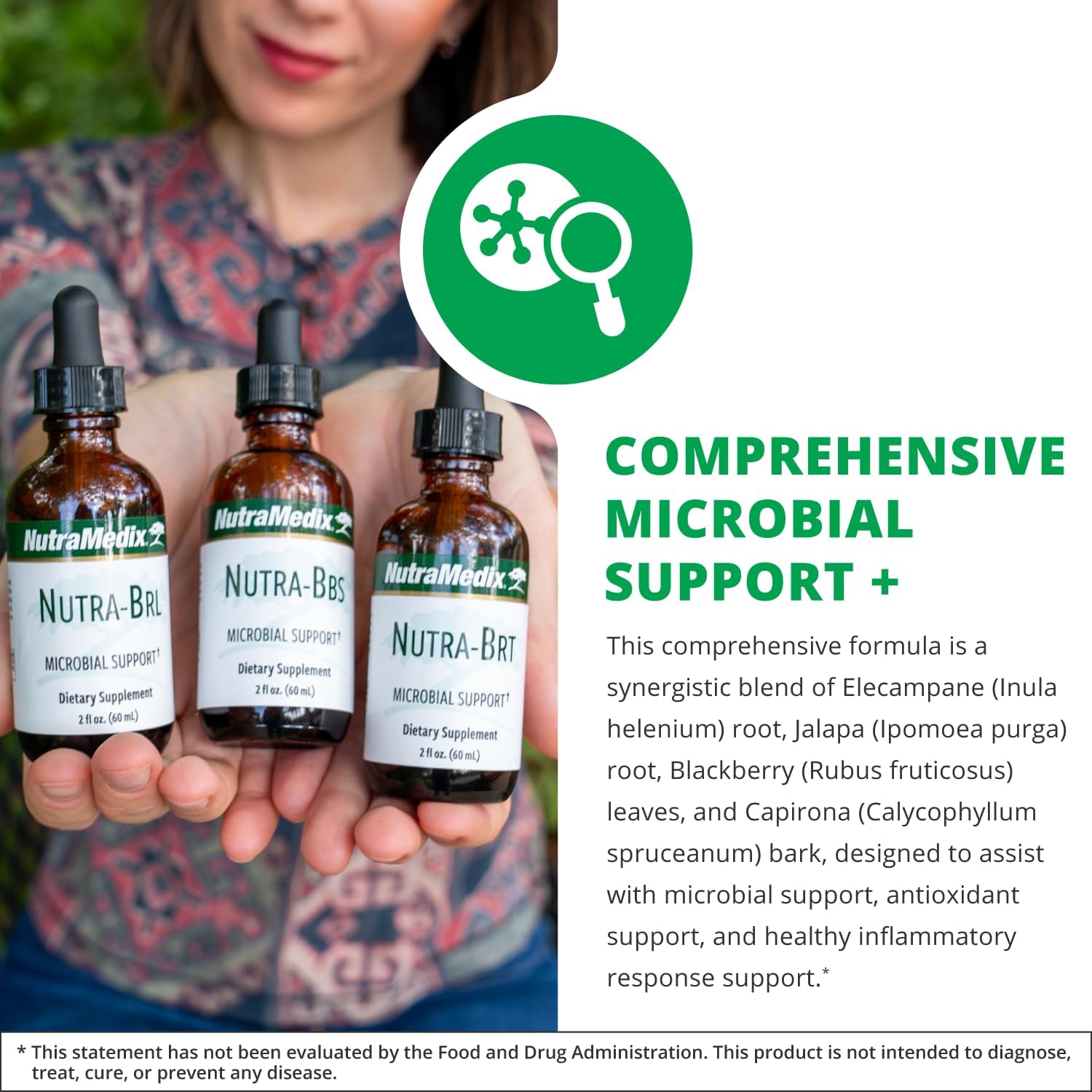 Nutramedix Nutra BBS - Suplemento Herbal Líquido para Apoyo Digestivo e Inmunológico (60 ml)