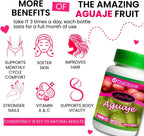 Aguaje Pills para Curvas Femeninas – 100% Natural – 550mg x 100 Cápsulas – 3 Meses de Suministro