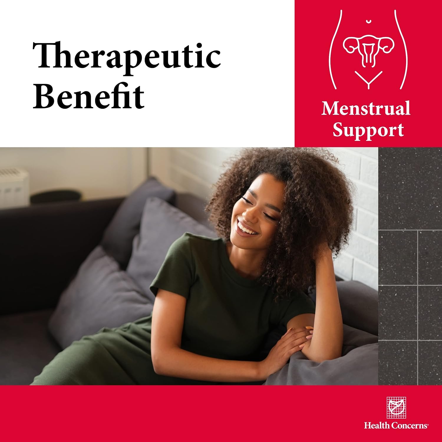 Health Concerns Unlocking Formula – Alivio del Malestar Menstrual y Apoyo al Flujo de Qi – Suplemento Herbal con Patrinia y Raíz de Peonía – 90 Cápsulas