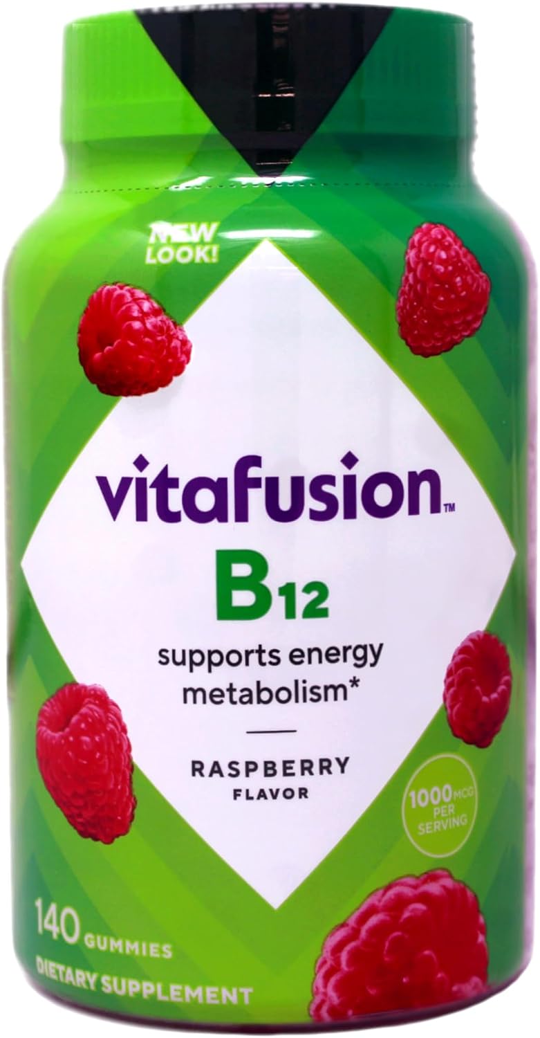 Vitafusion Vitamina B12 Gomitas, 1000 mcg, 140 unidades