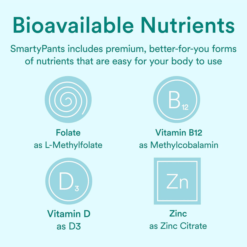 SmartyPants Prenatal Gominolas Multivitamínicas Sin Azúcar - 60 Unidades (20 Días)