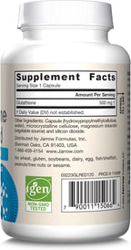 Jarrow Formulas Reduced Glutathione 500 mg - 120 Vegetable Capsules - Intracellular Antioxidant
