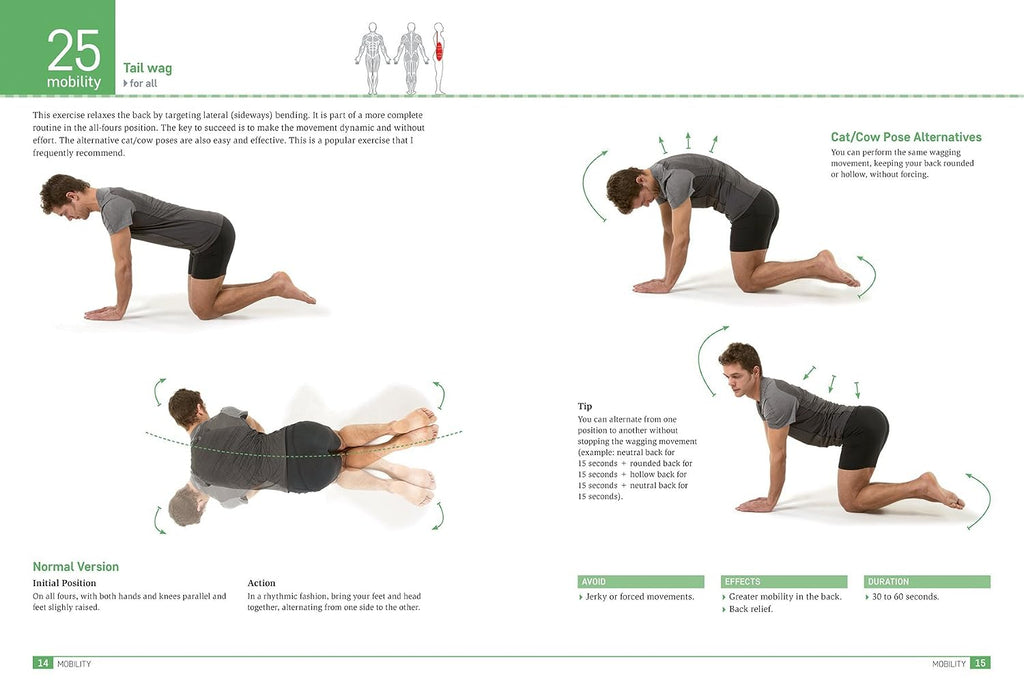 Cure Back Pain: 80 Ejercicios Personalizados Fáciles para Entrenar la Columna Vertebral y Mejorar la Postura, Eliminar la Tensión y Reducir el Estrés