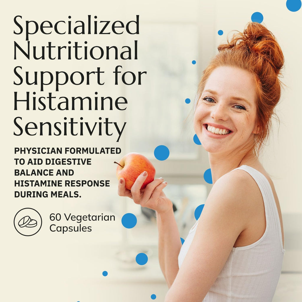 Neurobiologix Gut Histamine Support – Apoyo Digestivo e Inmune con Vitamina C, NAC y Bromelina, Favorece la Respuesta a la Histamina de los Alimentos, 60 Cápsulas Vegetarianas