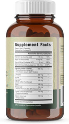 Rootful Mind Alpha Focus Nootrópico - Suplemento para la Memoria y Concentración - 60 Cápsulas