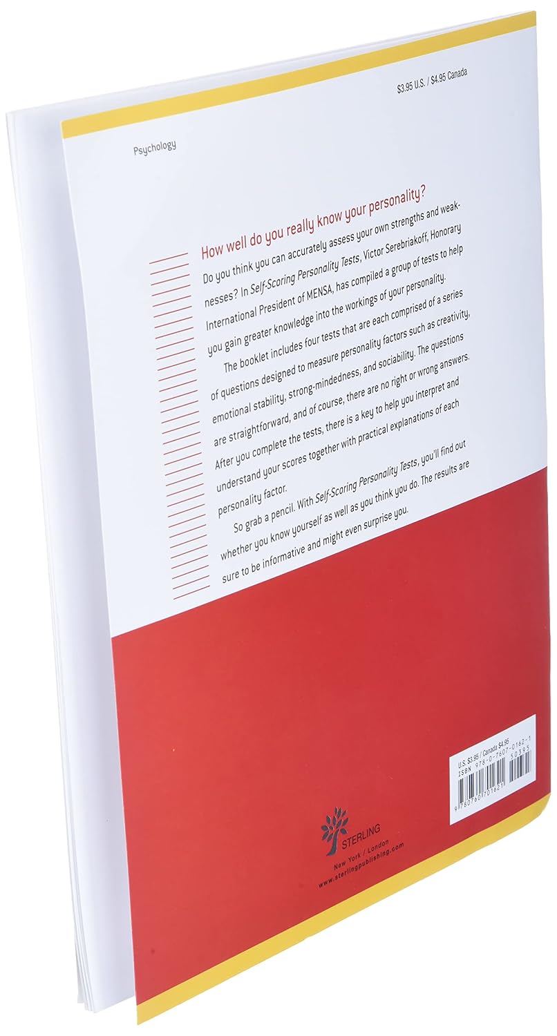 Self-Scoring Personality Tests (Self-Scoring Tests)