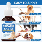 Soporte Traqueal y Respiratorio Natural para Perros - Gotas Herbales con Malvavisco y Gordolobo