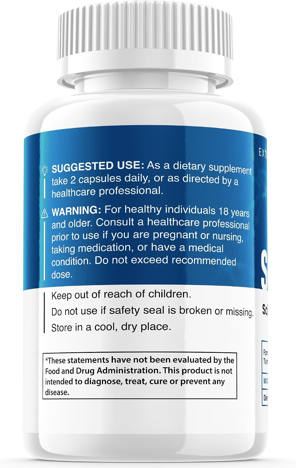 Sciatisoothe Suplemento para el Bienestar Nervioso - Cápsulas de Vitaminas y Minerales - Fórmula Avanzada (60 Cápsulas)