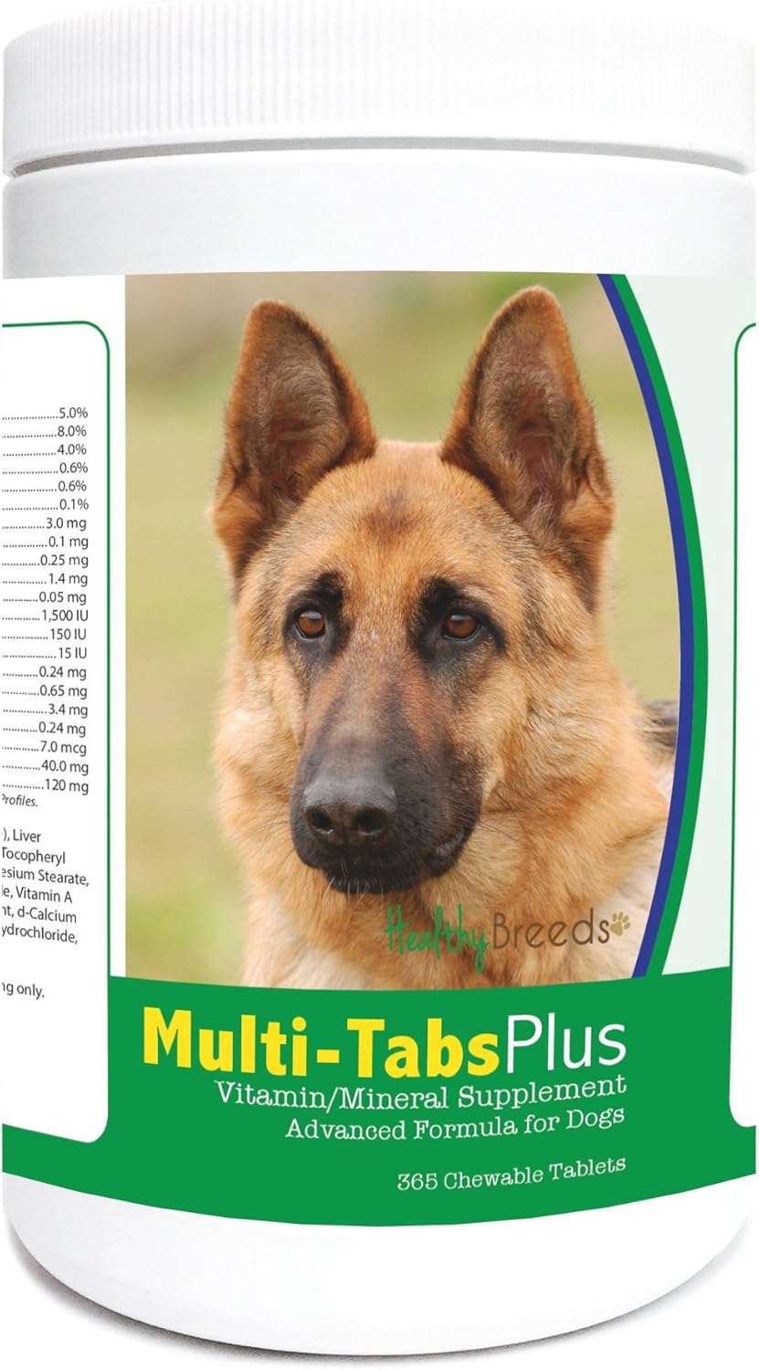Healthy Breeds German Shepherd Multi-Tabs Plus Comprimidos Masticables 365 unidades