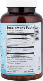 Vitacost Synergy®, Advan-C® Incluye Quercetina y Bioflavonoides, 180 Cápsulas