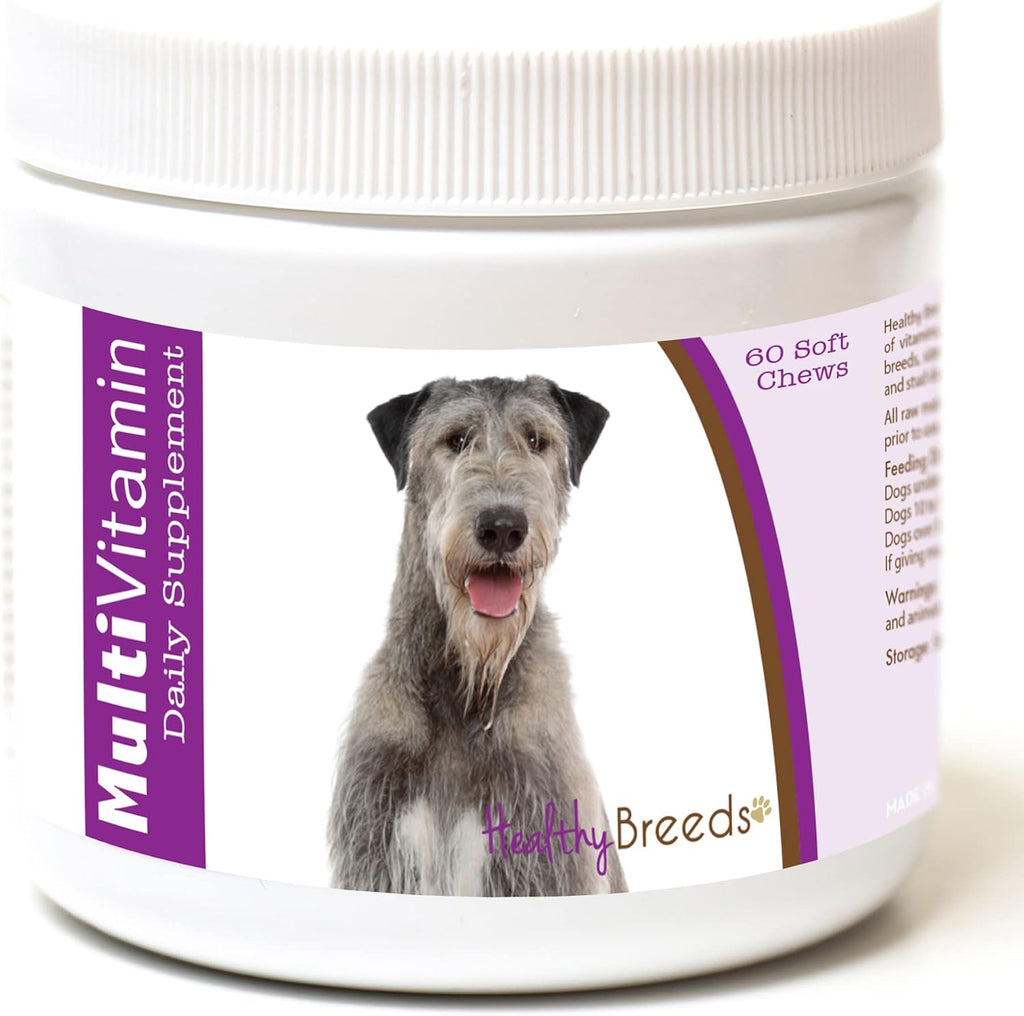 Healthy Breeds Irish Wolfhound Multivitamínico en Chews Blandos, 60 unidades