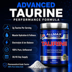 ALLMAX Essentials Taurina en Polvo, 400 g