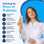 KefirLab Probiotics 100T CFU - 36 Cepas - Vegano y Orgánico - Apoya la Digestión, Sistema Inmunitario, Salud Cerebral, Estado de Ánimo y Estrés. Vainilla (16 Pack)