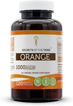 Secrets of the Tribe Orange 120 Cápsulas, 1000 mg, Cáscara de Naranja (Citrus Sinensis) Deshidratada