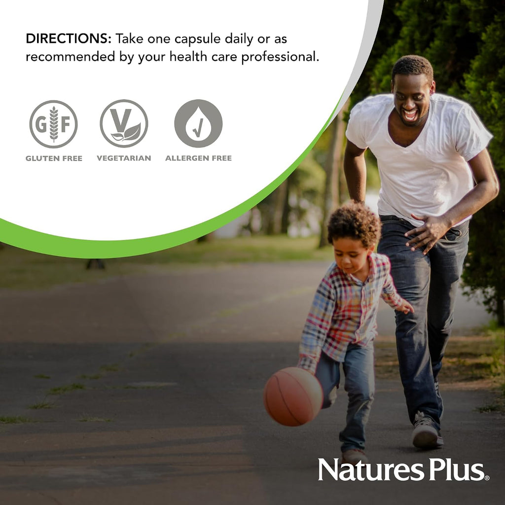 NaturesPlus Herbal Actives Gugulipid - 750 mg, 2,5 % Guggulsteronas - 60 Cápsulas Veganas