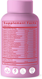 Advanced Bionetix Bio-Available Prenatal Vitamins for Women, Natural Methylated Folate Folic Acid, DHA Omega 3. Multivitamin Pre, During & Post Pregnancy