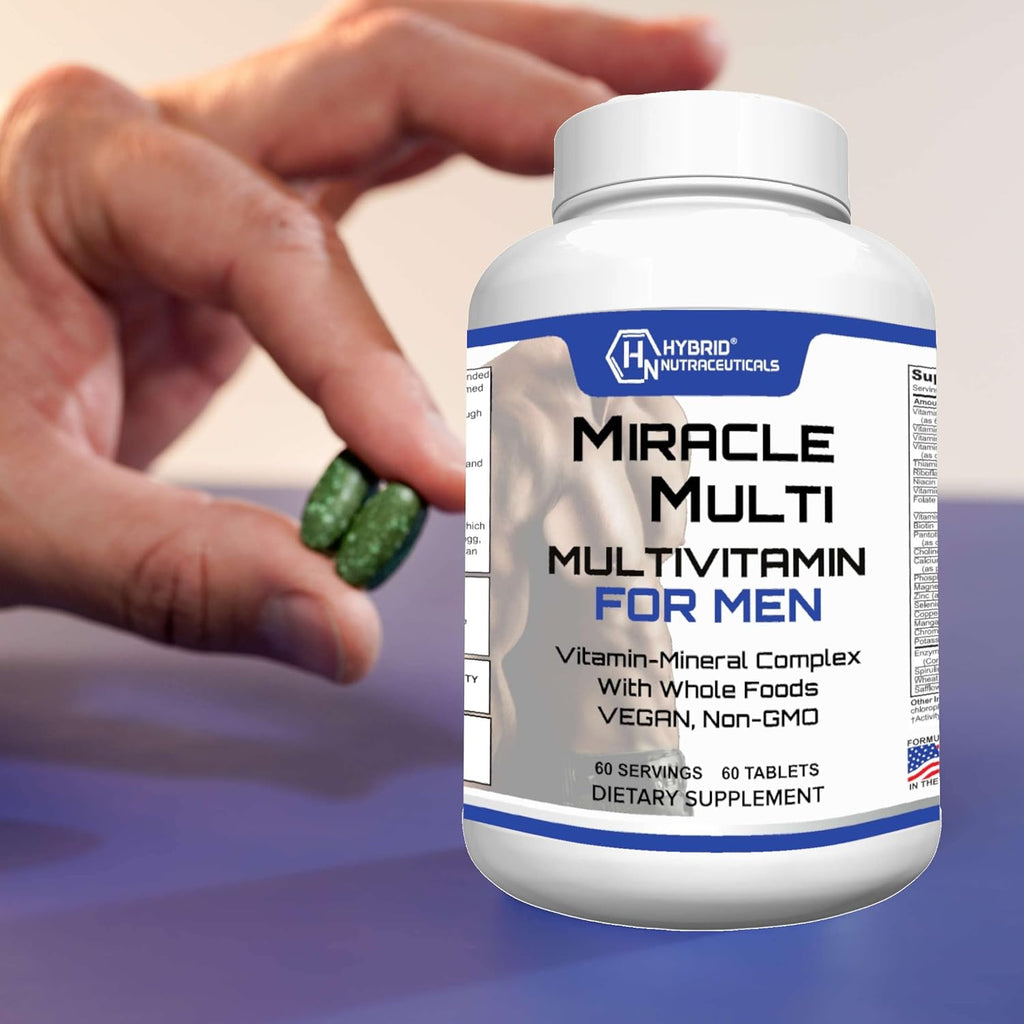 MiracleMulti Performance Blend - Men's Multivitamin with Probiotics and Superfoods