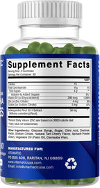 Vitamatic Ashwagandha 30:1 Extract 50 mg – Gominolas Veganas con Withanólidos – 60 Unidades