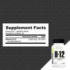NutraBio Methyl B-12 2000mcg – 90 Cápsulas Vegetales