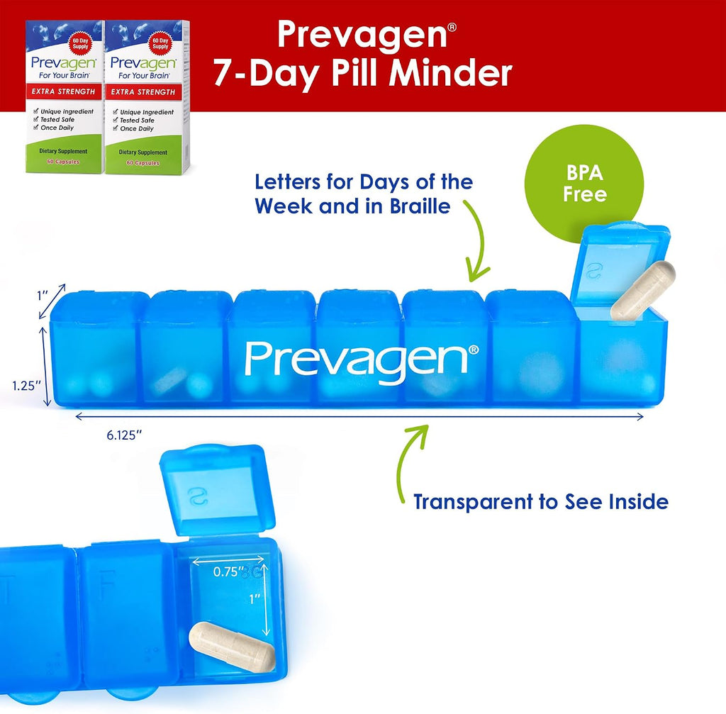 Prevagen Extra Strength - 120 Cápsulas (Suministro para 4 Meses) | Formulado para el Cerebro | 20 mg de Apoaequorina + Vitamina D3