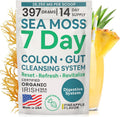 Atlantic Naturals Sea Moss 7-Colon Cleanse Powder – Sabor Piña, 397 g