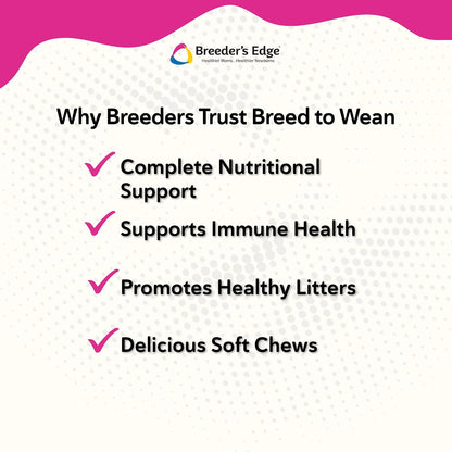 Breeder's Edge Breed to Wean – Multivitamínico prenatal y postnatal para perros y gatos (400 comprimidos) – Image 5