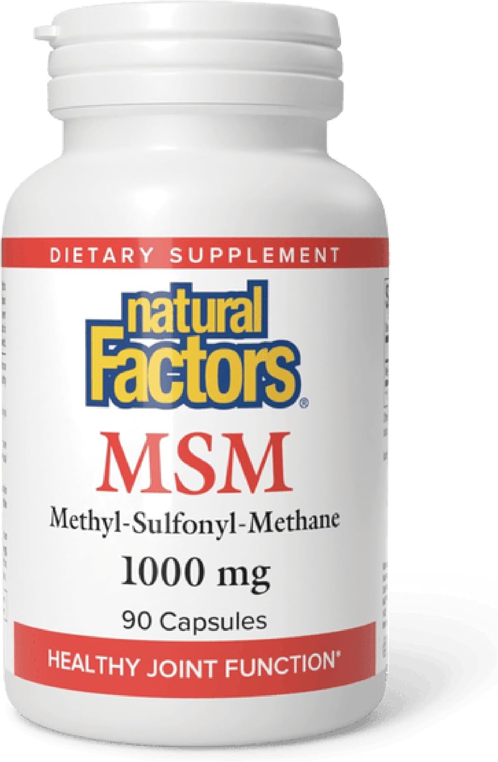 Natural Factors, MSM, Supports Joints, Hair, Skin & Nails, 90 Capsules
