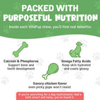 Guardian’s Choice Multivitamínicos para Cachorros - 90 Masticables Suaves Sabor Pollo