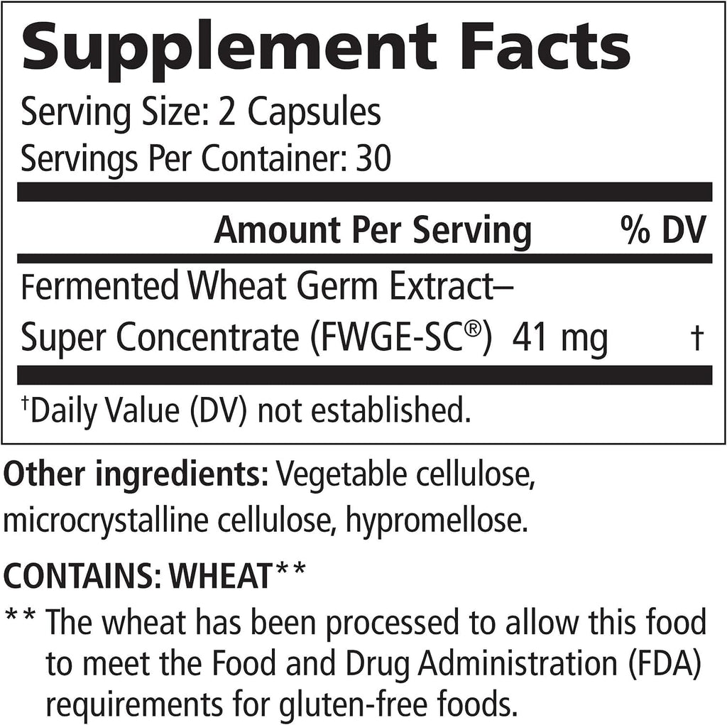 American BioSciences Metatrol - Lote de 2 Cajas - Extracto Fermentado de Germen de Trigo Superconcentrado, 60 Cápsulas